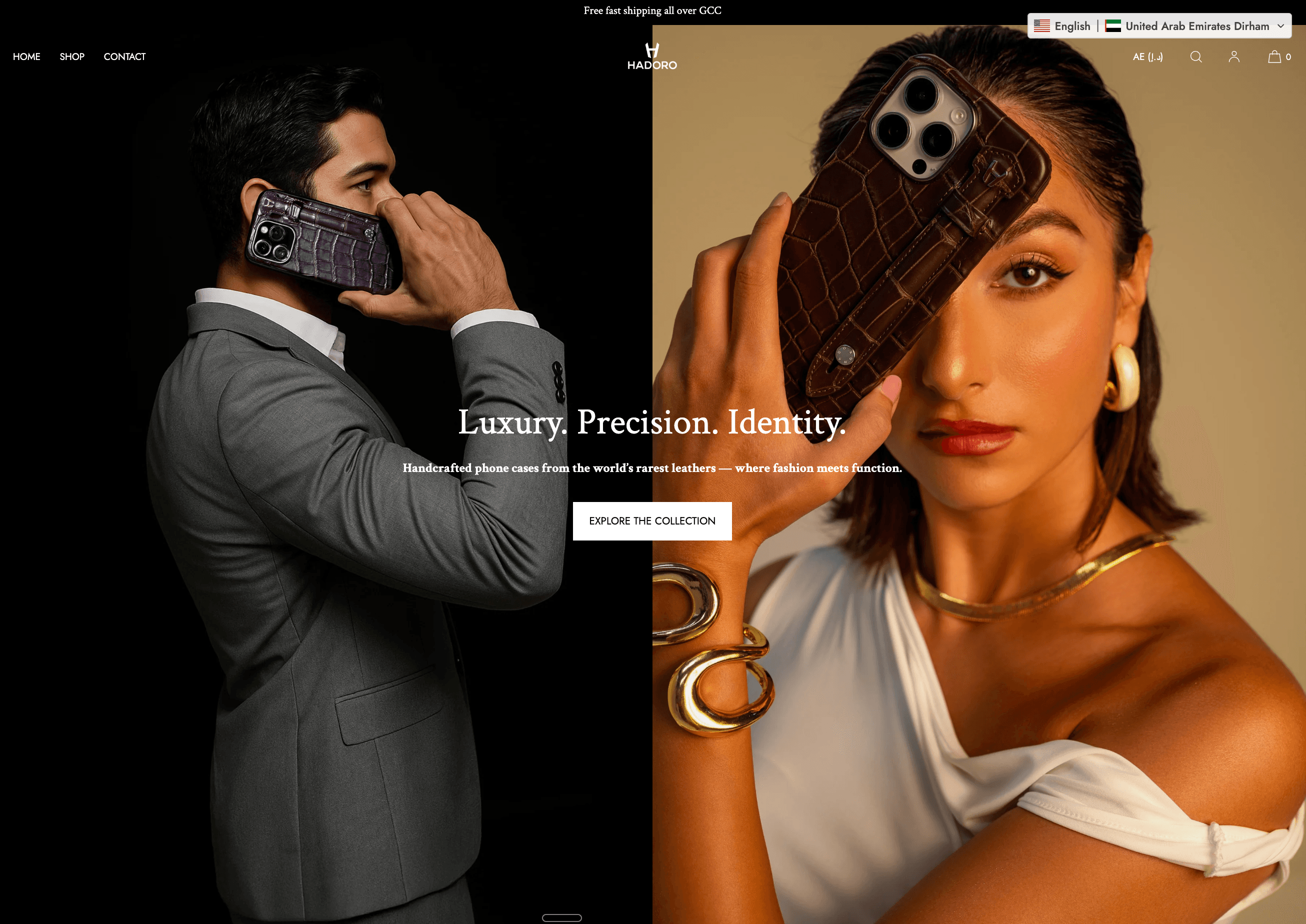 HADORO — Luxury accessories · E-commerce
